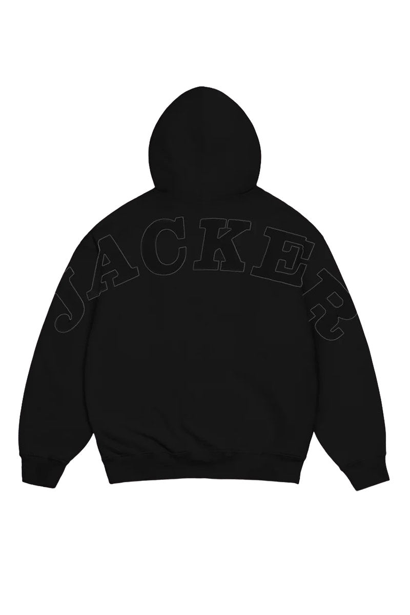 JACKER NOTORIOUS HOODIE ZIP Black