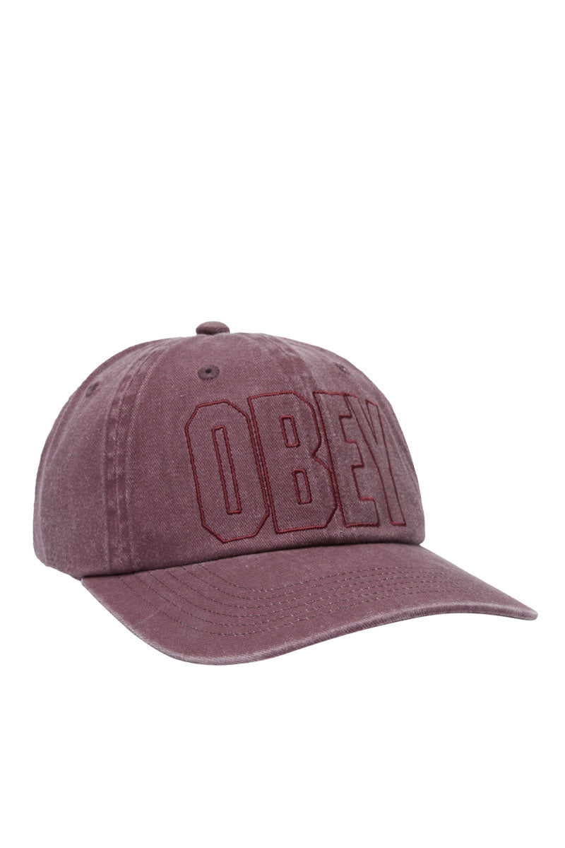 OBEY PIGMENT NOVA 6 PANEL VELCRO Pigment Burgundy