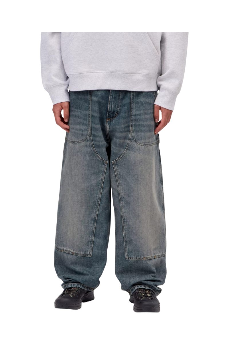 CARHARTT WIP OACKLAND PANT Blue Worn Used Wash