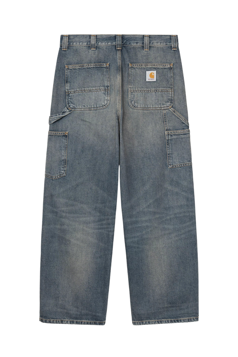 CARHARTT WIP OACKLAND PANT Blue Worn Used Wash