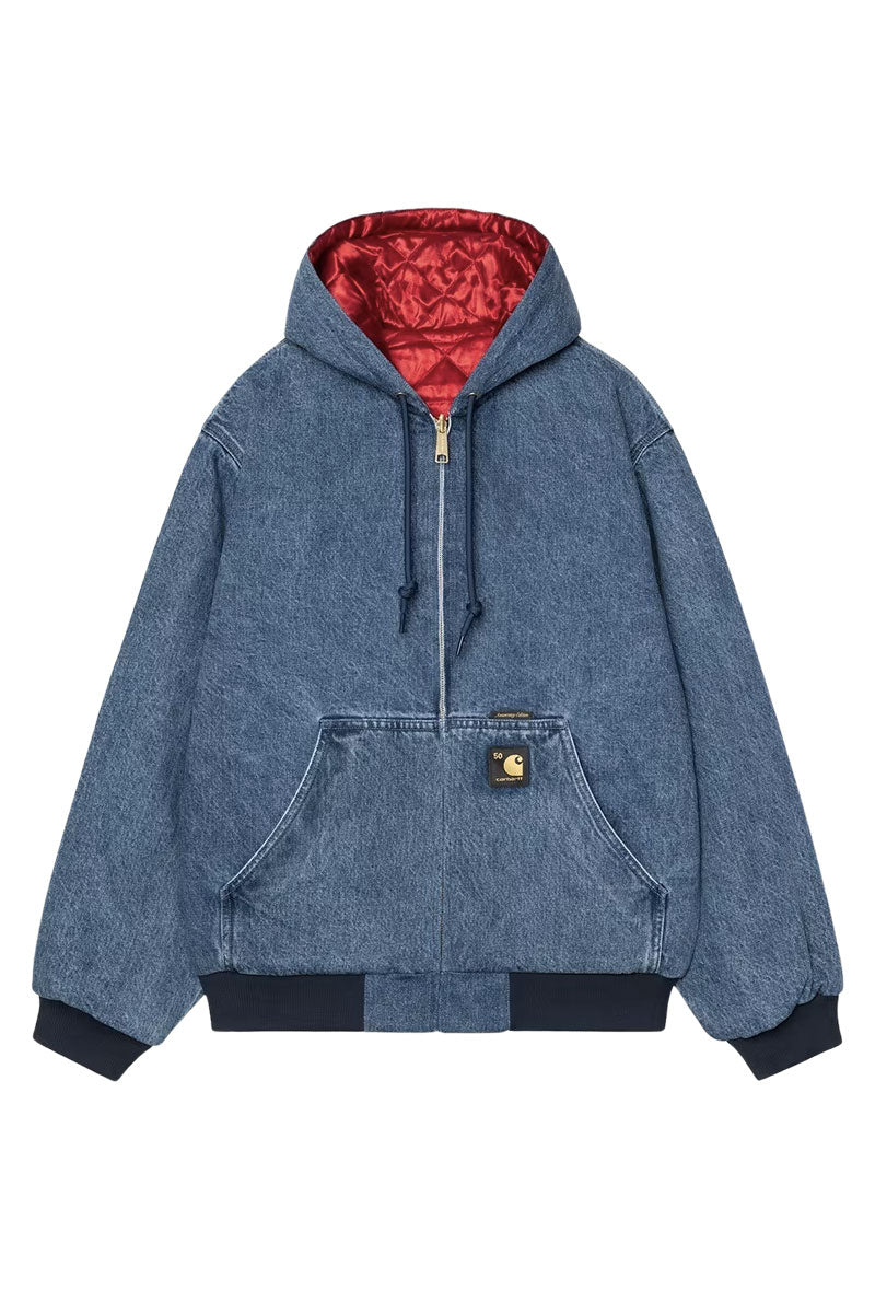 CARHARTT WIP 50 YEARS ANNIVERSARY OG ACTIVE JACKET Denim Blue / USA Red