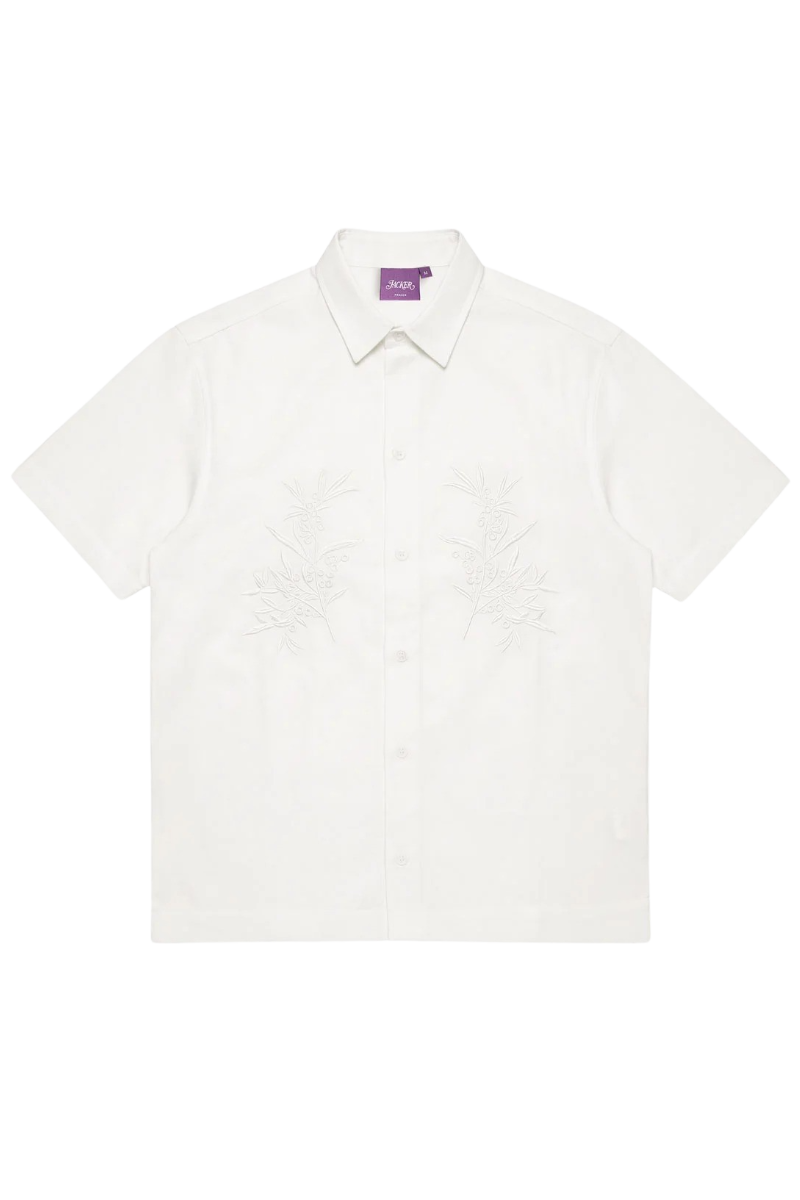 JACKER OLIVE SHIRT S/S White