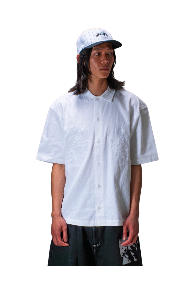 JACKER OLIVE SHIRT S/S White
