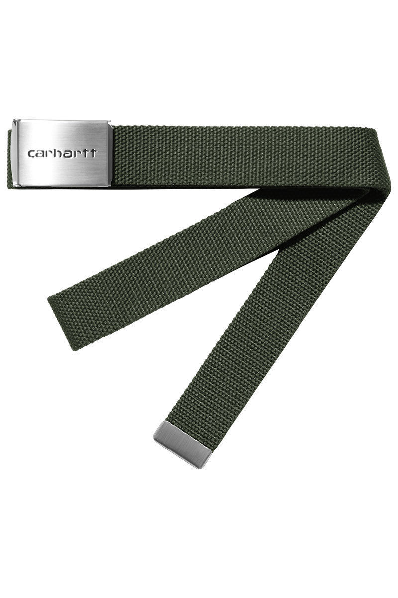 CARHARTT WIP CLIP BELT Chrome / Opuntia