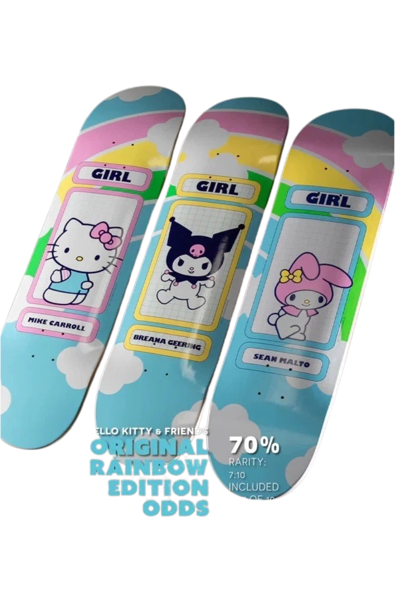 GIRL DECK HELLO KITTY RAINBOW GEERING 8