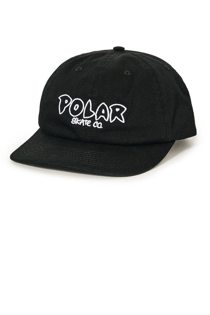 POLAR OUTLINE LOGO CAP Black