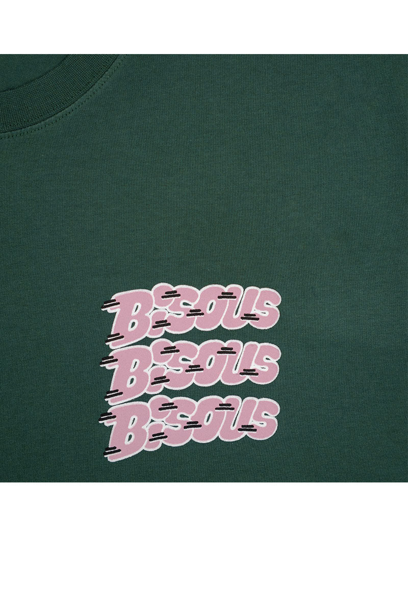 BISOUS SKATEBOARDS T-SHIRT PABLO Green