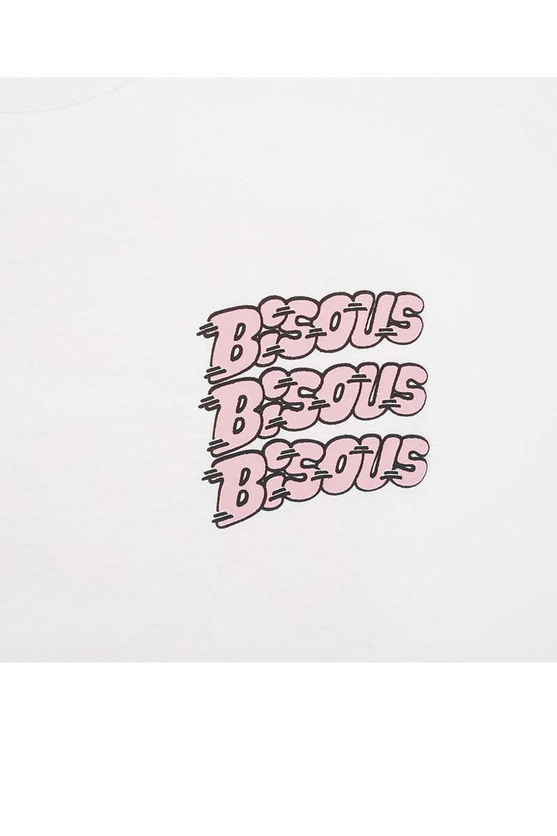 BISOUS SKATEBOARDS T-SHIRT PABLO White