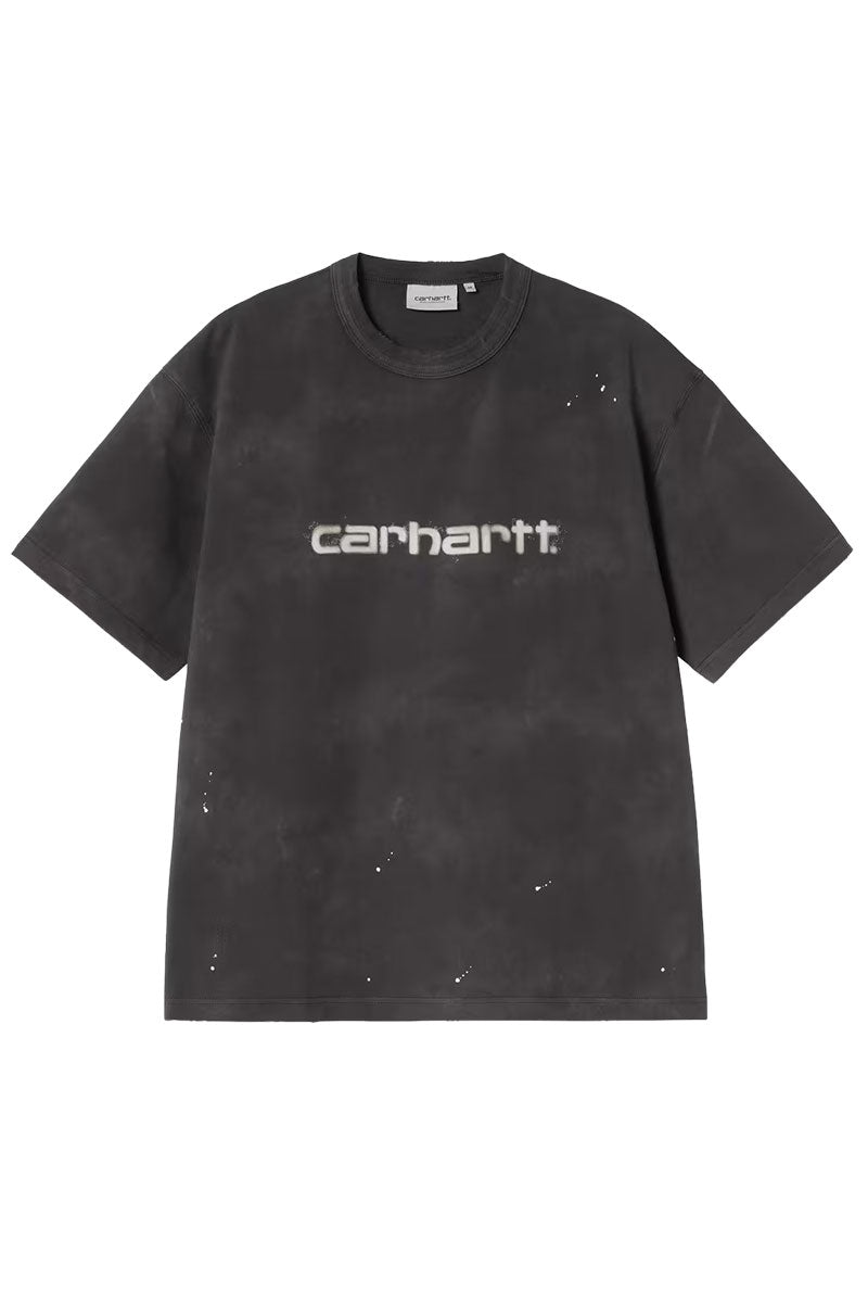 CARHARTT WIP PAINTER T-SHIRT Black destroy Wash / Splatter