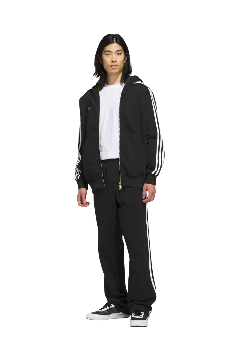 ADIDAS SKATEBOARDING TYSHAWN TRACK PANT Black / White