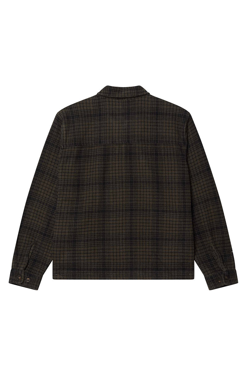 OBEY PARKER ZIP SHIRT JACKET Rosin Multi