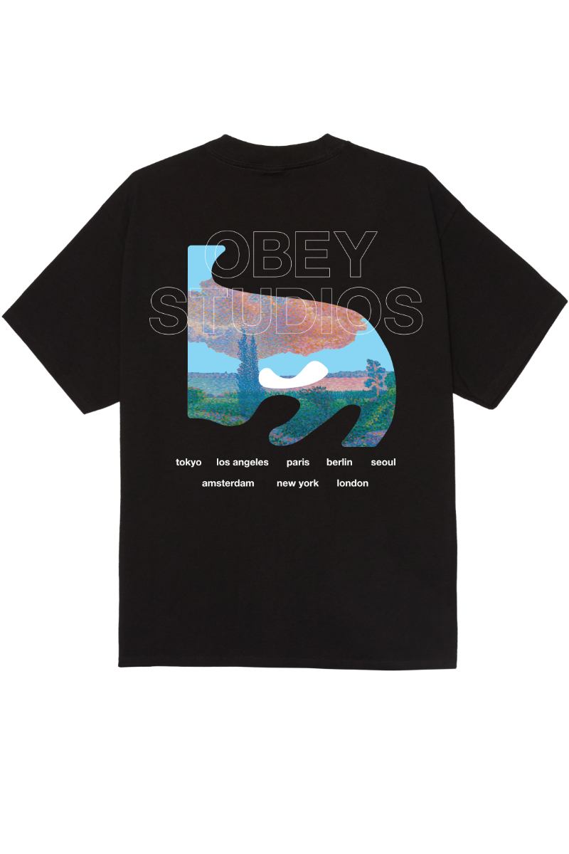 OBEY PASTURES T-SHIRT Black