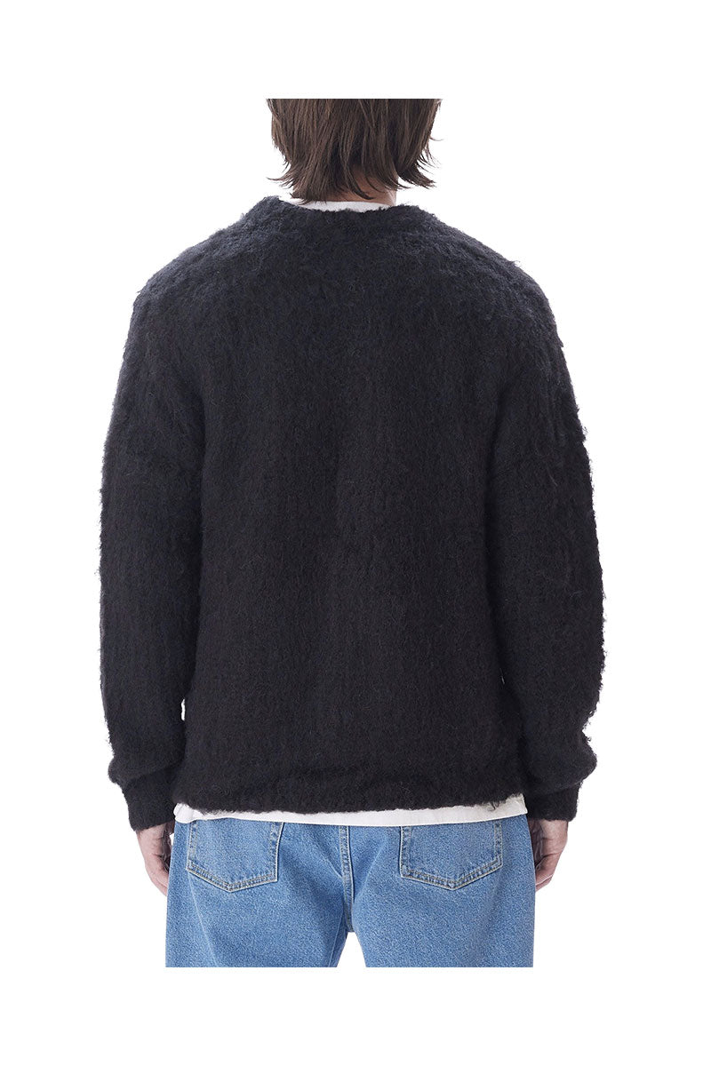OBEY PATRON CARDIGAN Black