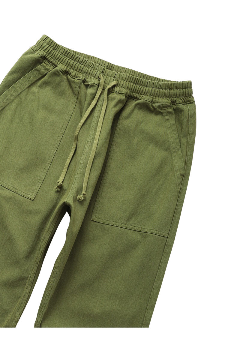 SERVICE WORKS HERRINGBONE CHEF PANT Pesto