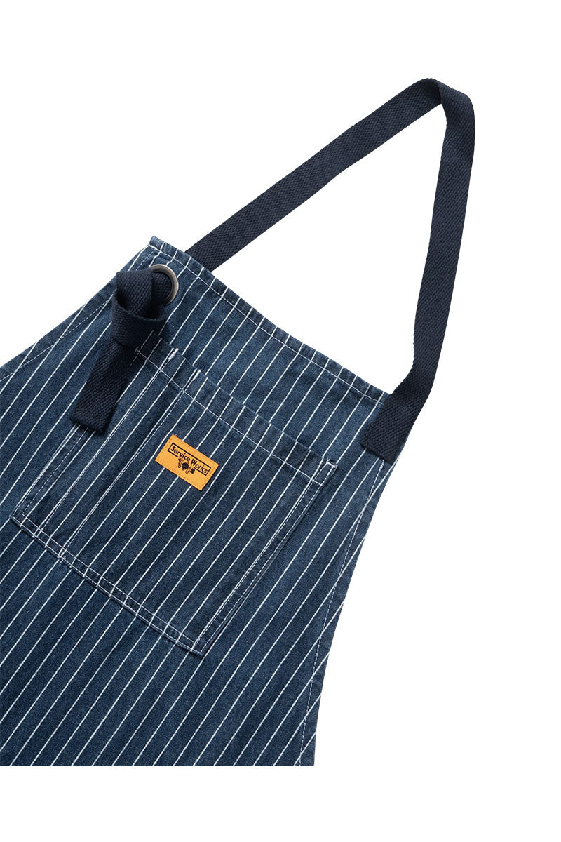 SERVICE WORKS PINSTRIPE DENIM APRON Indigo