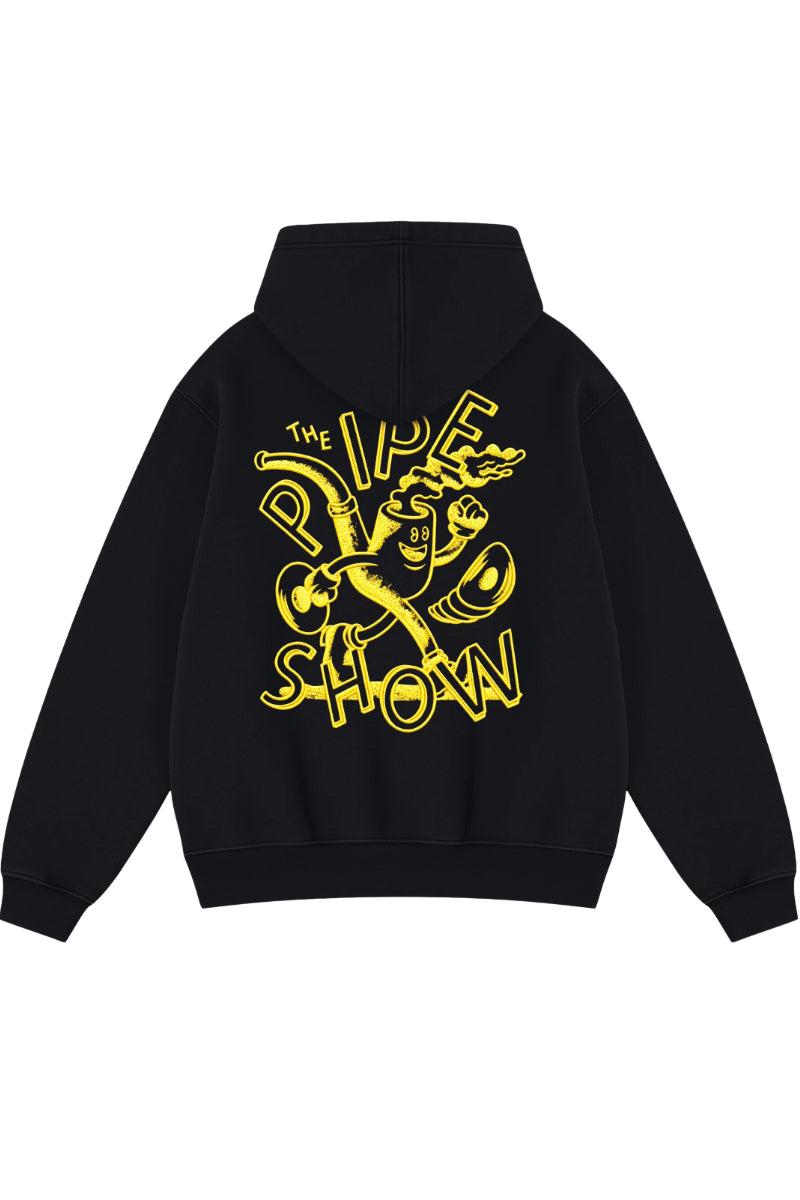 Sweat à capuche Farci Pipe 2 noir