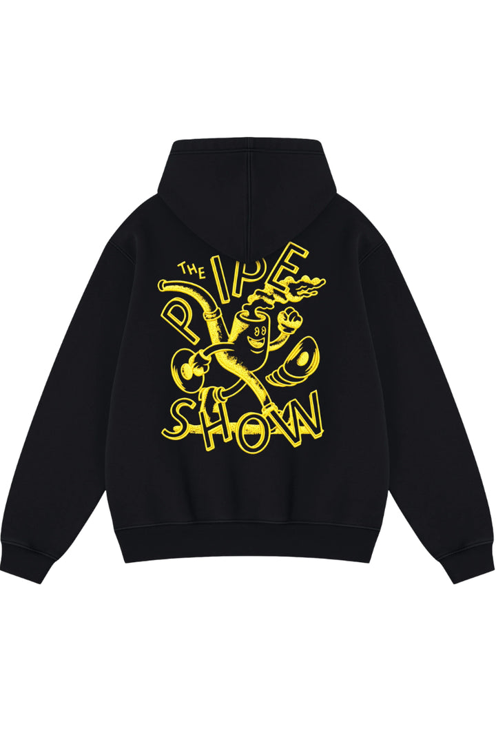 Sweat à capuche Farci Pipe 2 noir