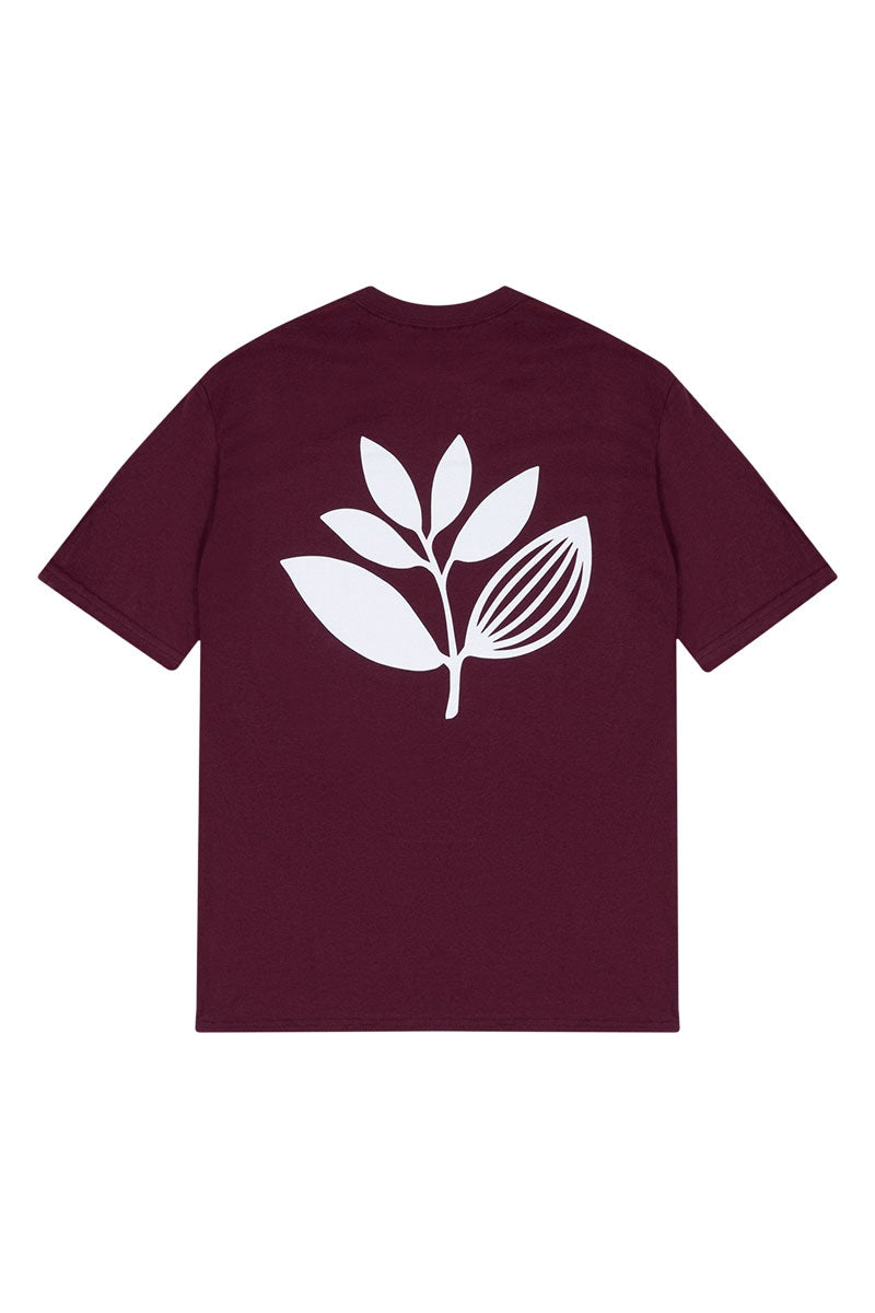 MAGENTA PLANT T-SHIRT burgundy