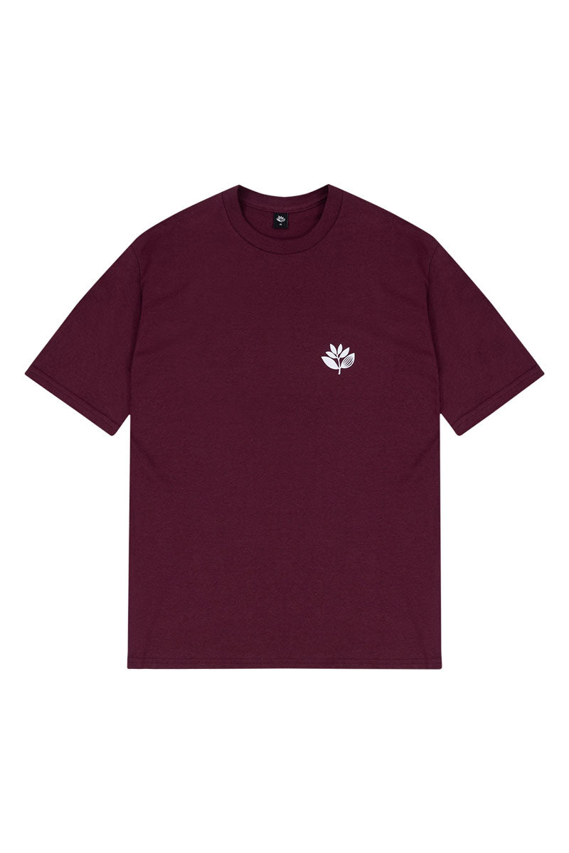MAGENTA PLANT T-SHIRT burgundy
