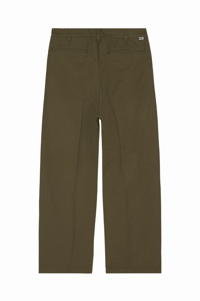 Obey Dean Pleated Pant Stone Gray – view 2