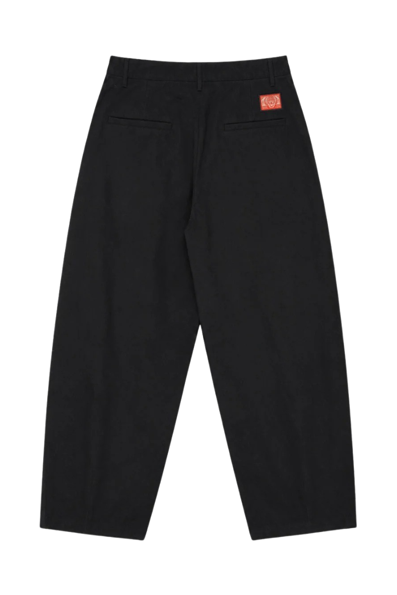 JACKER PLEATED BAGGY PANT Black