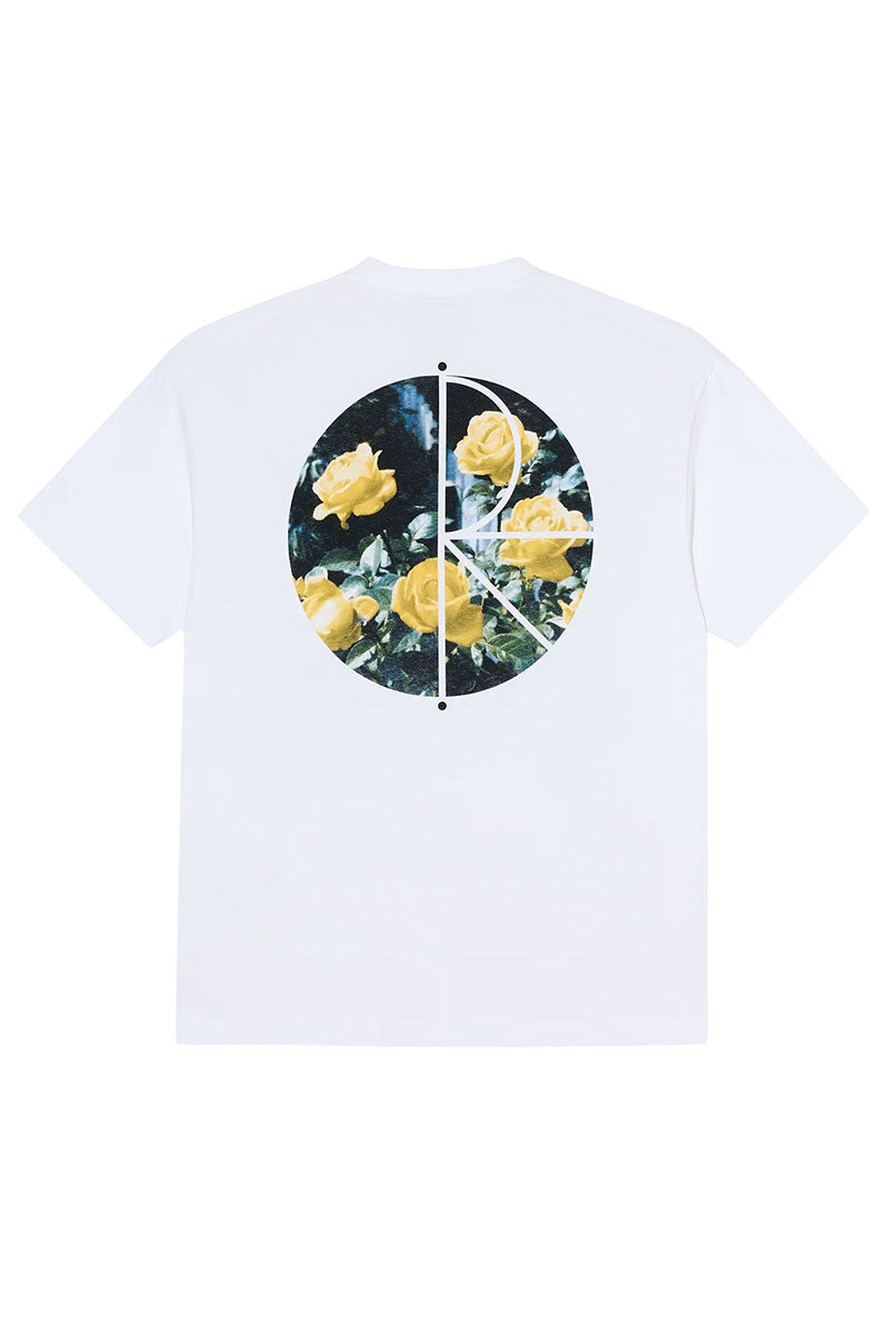 POLAR FILL LOGO T-SHIRT / MÄRTAS ROSES White 