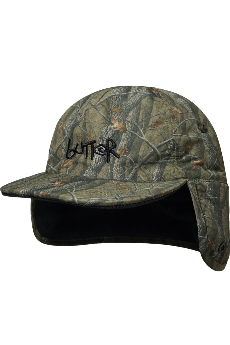 BUTTER POLARTEC REVERSIBLE TRAPPER CAP Forest Camo / Navy