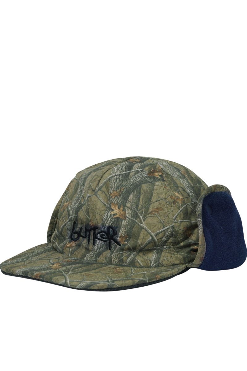 BUTTER POLARTEC REVERSIBLE TRAPPER CAP Forest Camo / Navy