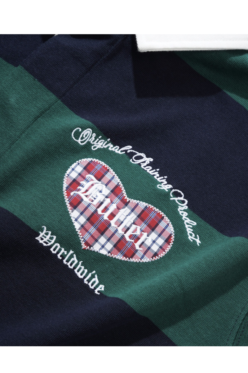 BUTTER VICTORY RUGBY POLO Navy / Forest
