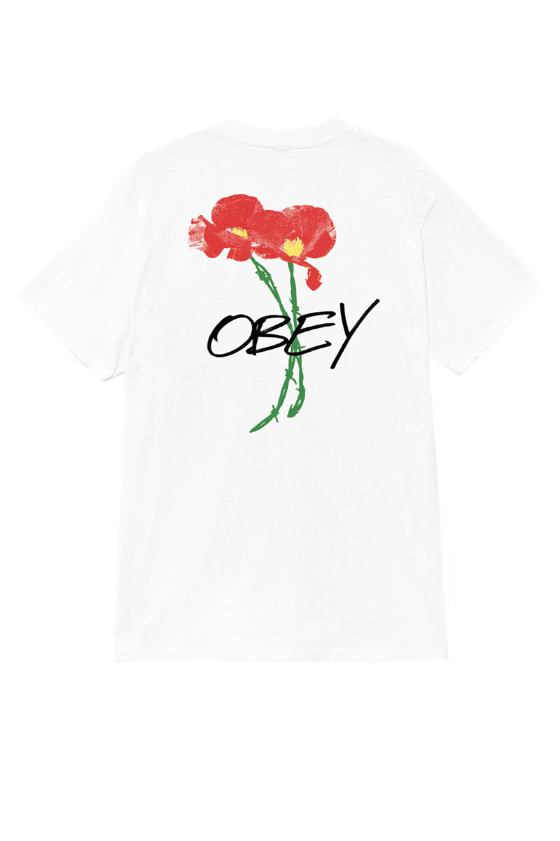 OBEY POPPIES T-SHIRT White