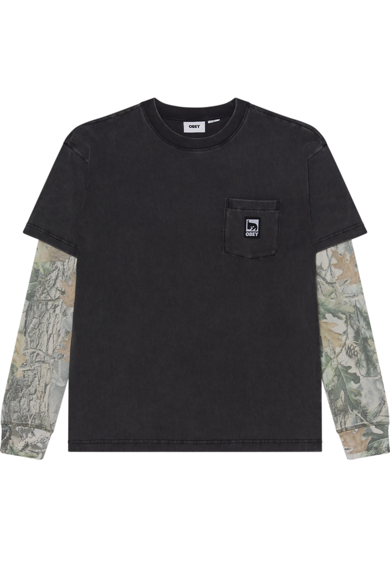 OBEY POST 2FER Dusty Black Limo Multi