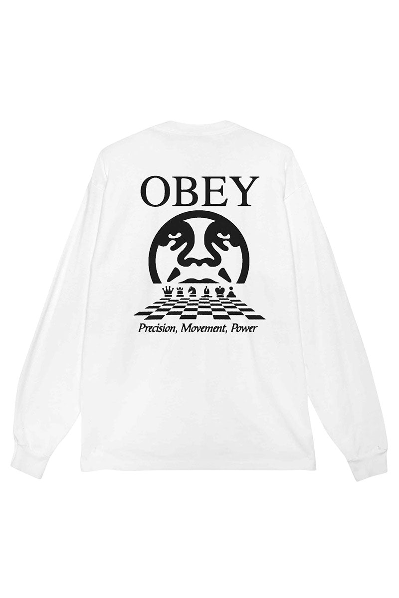 OBEY PRECISION T-SHIRT Pigment Vintage White