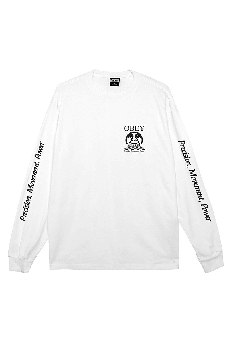 OBEY PRECISION T-SHIRT Pigment Vintage White