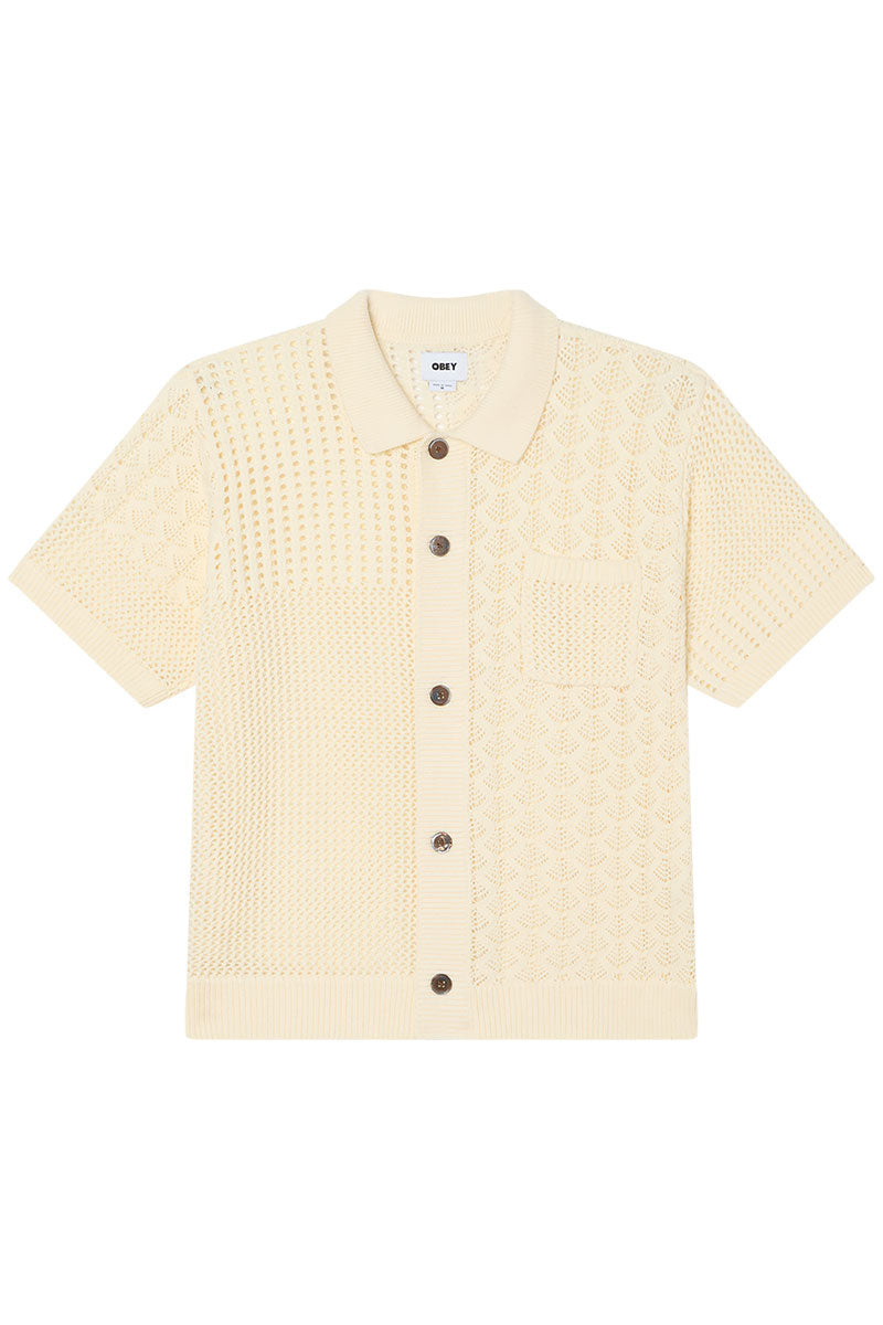 OBEY PRESTON SWEATER SHIRT Natural