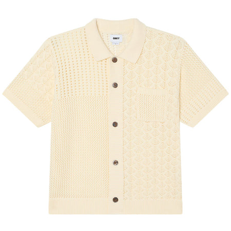 OBEY PRESTON SWEATER SHIRT Natural