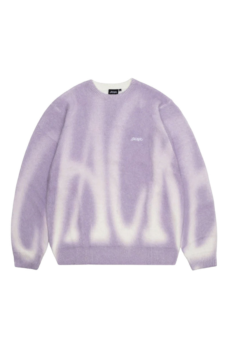 JACKER BLUE MOHAIR CREWNECK Purple