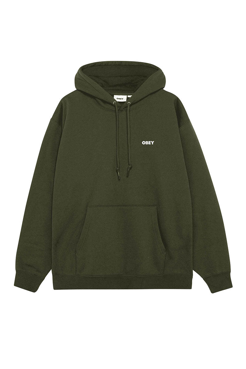 OBEY OBEY QUARTER ICON HOODIE Deep Lichen Green