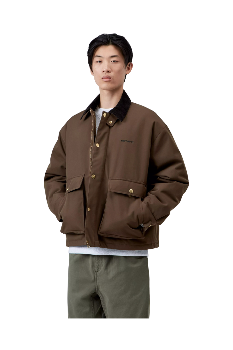 CARHARTT WIP QUENTIN JACKET Tobacco / Black