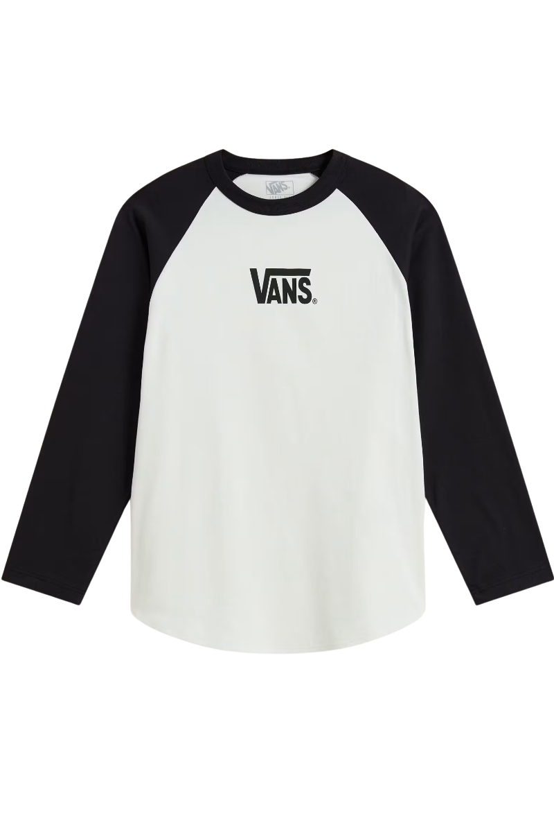 VANS CORE RAGLAN L/S T-SHIRT Black / White