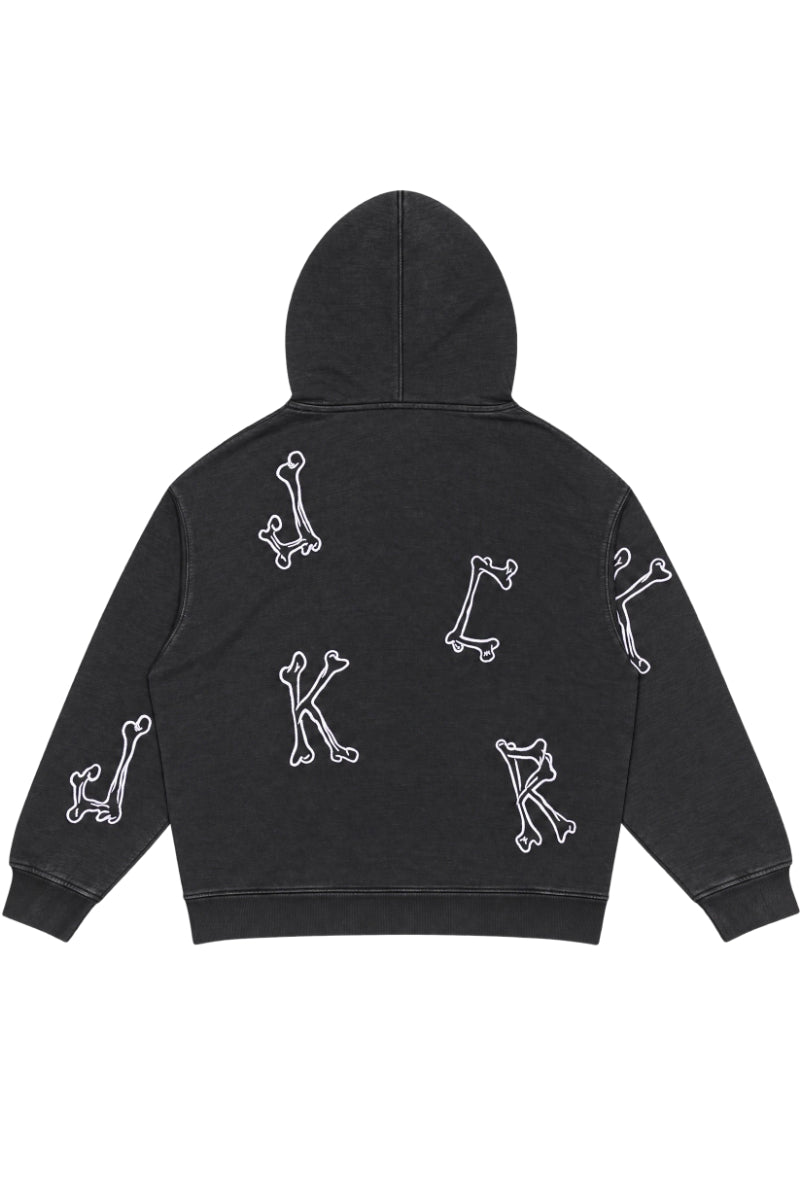 Sweat à capuche Jacker Reckless noir – vue 2