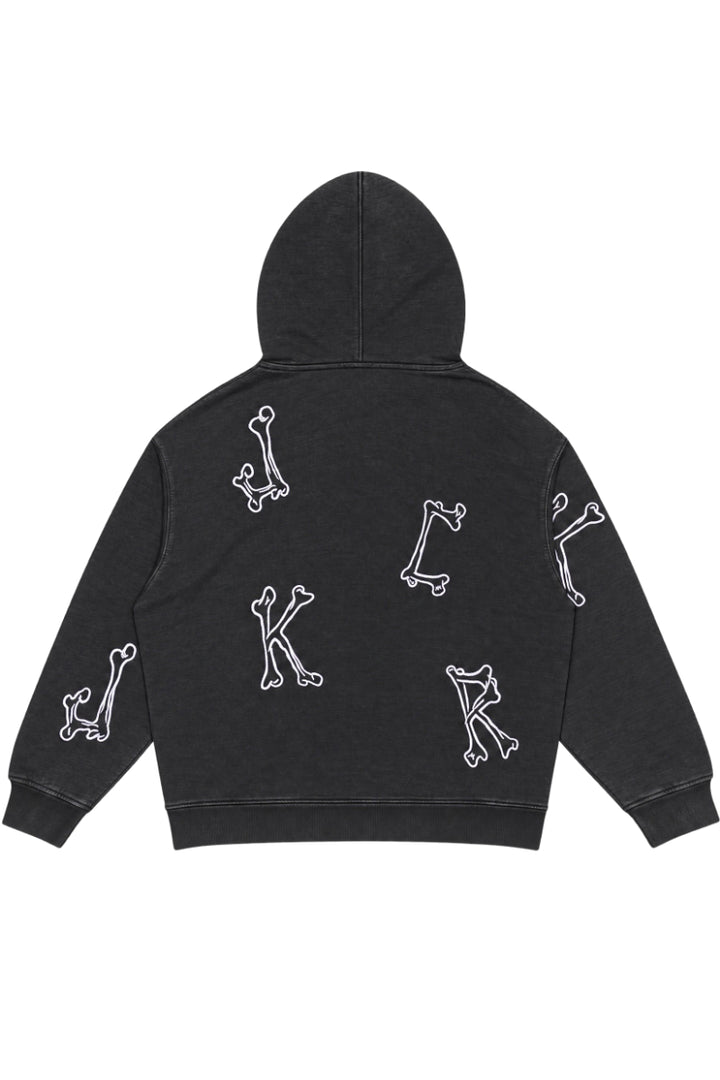 Sweat à capuche Jacker Reckless noir – vue 2
