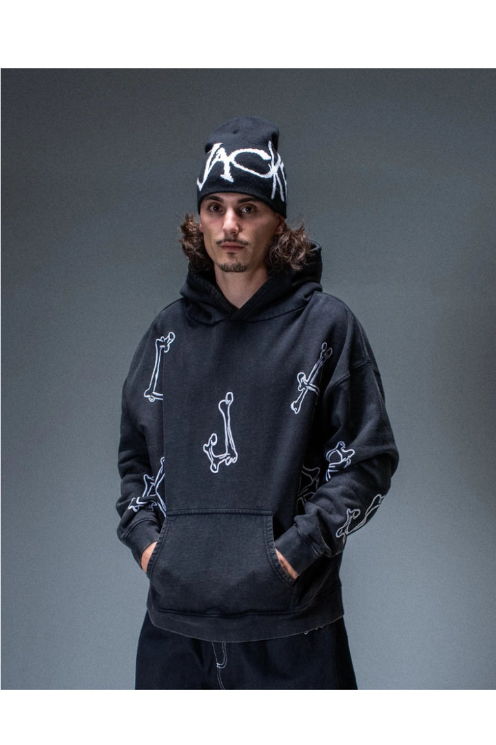 Sweat à capuche Jacker Reckless noir – vue 3