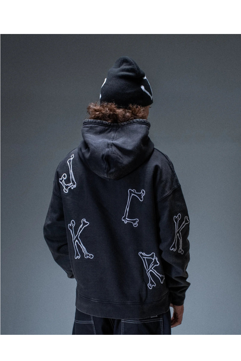 Sweat à capuche Jacker Reckless noir – vue 4