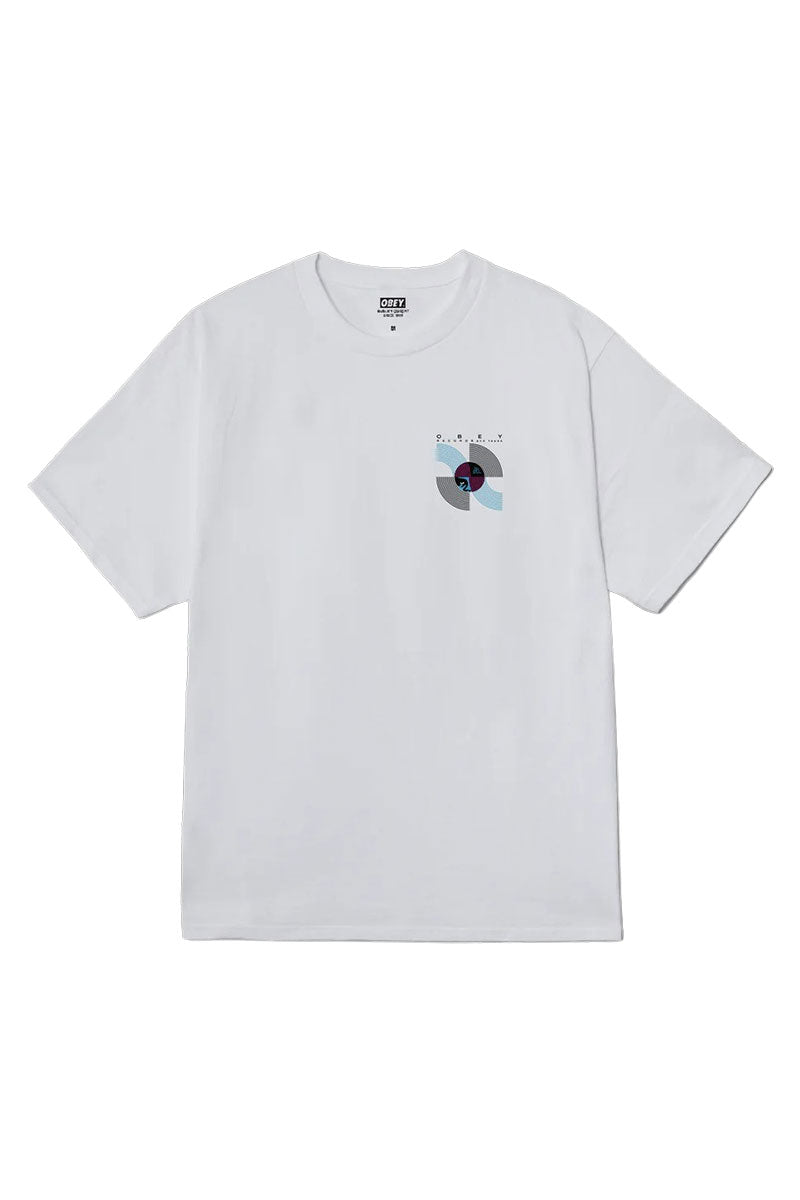 OBEY RECORDS & TAPES T-SHIRT White