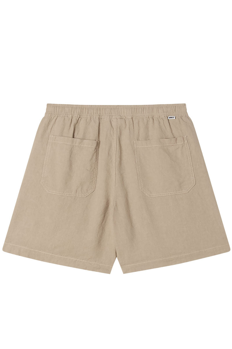 OBEY RELAXER SHORT Oatmeal