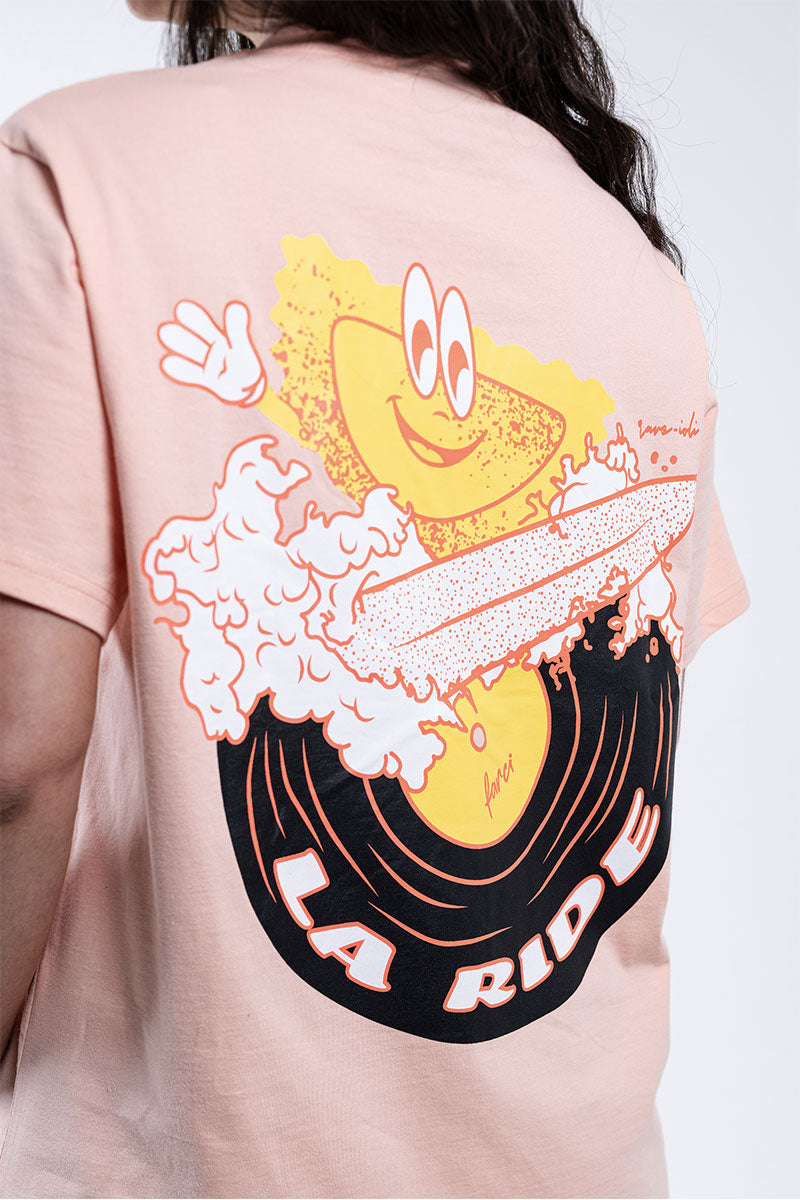FARCI RIDE T-SHIRT Peach