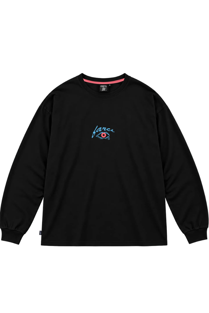 T-shirt manches longues Farci Rose noir – vue 2
