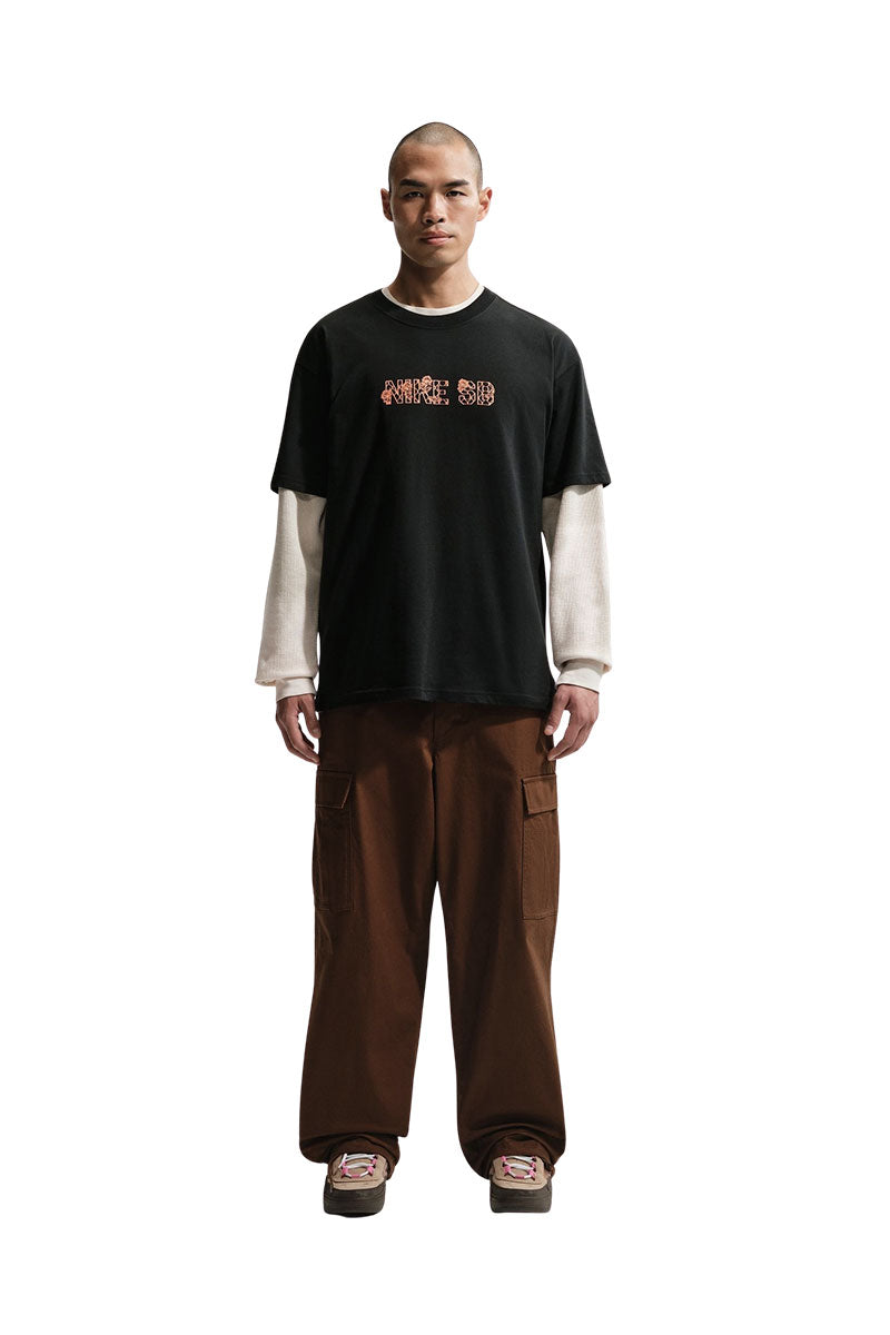 NIKE SB ROSES T-SHIRT  Black / Orange