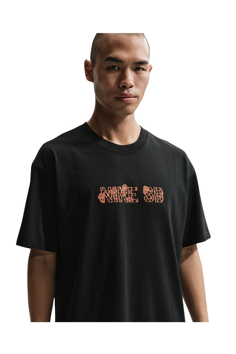 NIKE SB ROSES T-SHIRT  Black / Orange