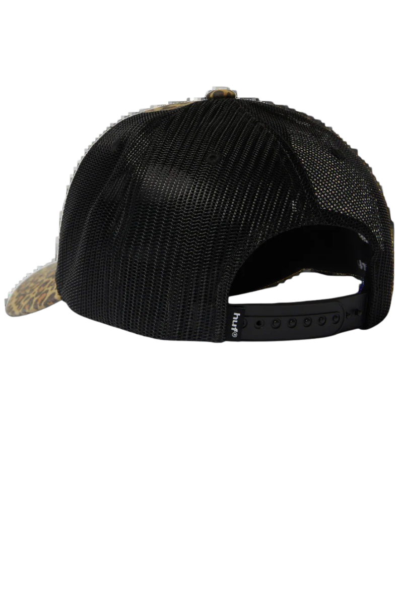 HUF SAFARI TRUCKER CAP Leopard